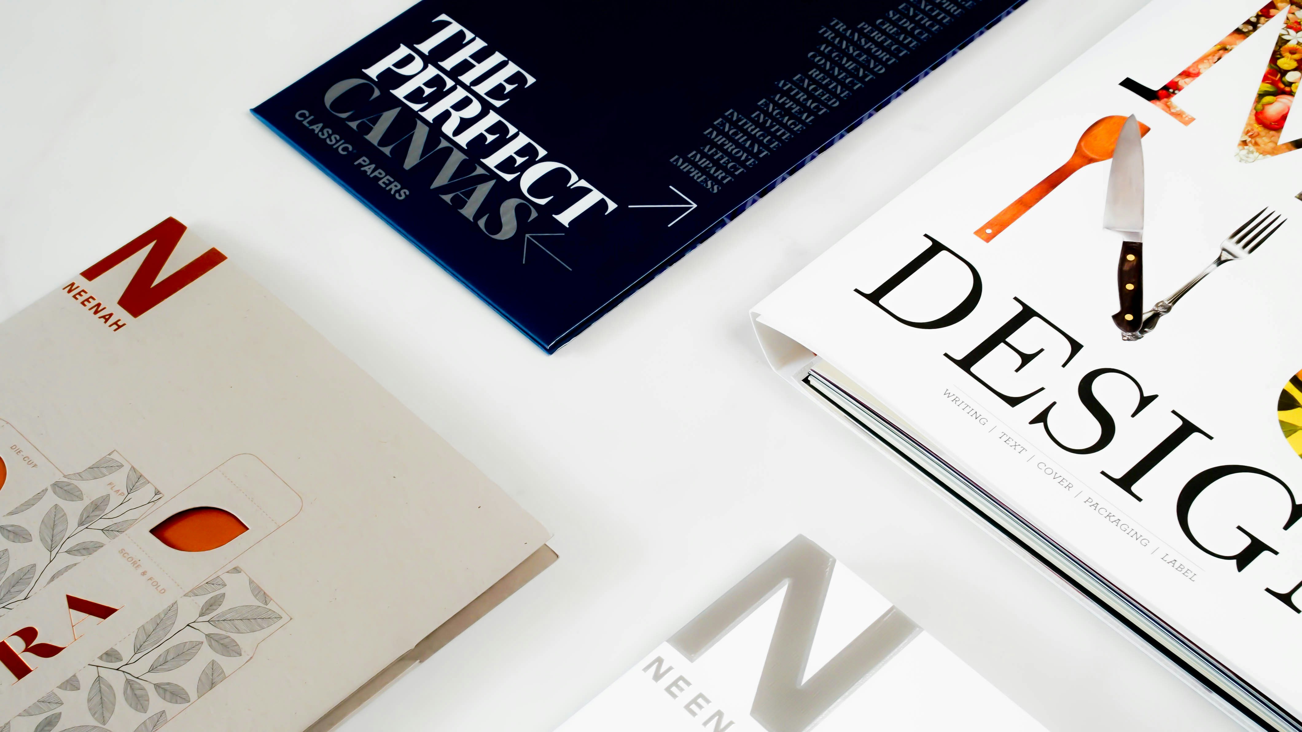 Website and graphic design workspace