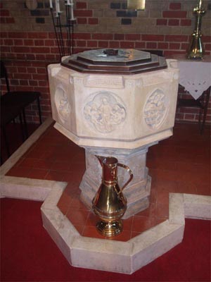 A welcoming space for christenings at St Mark’s